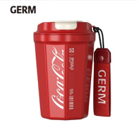 格沵germ 可口可乐联名款菱形咖啡杯390ml 红色GPS-2124VP-CCR