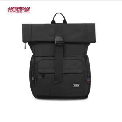 AMERICAN TOURISTER美旅 大容量双肩包书包 ND9*09001 黑色