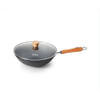 膳魔师THERMOS 防锈铁锅IW系列30炒锅 IWC-F30-JZ