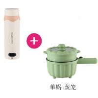 有备而来 便携式烧水壶500ml+小青瓜电煮锅[单锅+蒸笼]1.5L