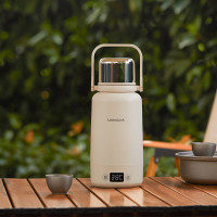 乐扣乐扣 便携电热水壶电热杯 0.6L EJC3745WHT