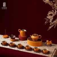 陸寳(LOHAS)马年新品功夫茶具套装 飞黄腾达18件套茶礼