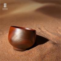 陸寳(LOHAS) 陶瓷功夫茶壶 大漠金沙-明月杯 70ml