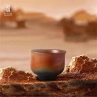 陸寳(LOHAS) 陶瓷功夫茶壶 大漠金沙-长风杯 70ml