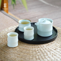 陸寳(LOHAS) 高档功夫茶具套装 富竹年年-青瓷冰裂