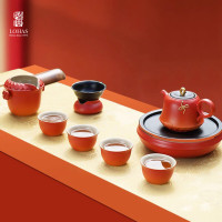 陸寳(LOHAS) 陶瓷茶具套装-万福永结茶礼