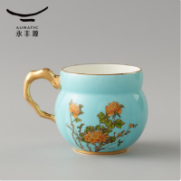 auratic 永丰源 夫人瓷 ·西湖蓝--清心单杯(360ml)