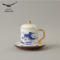 auratic 永丰源千里江山-3件套会议杯-青花