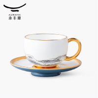 auratic永丰源千里江山-2头茶咖杯-水墨
