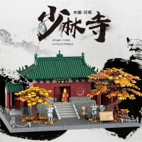 万格(WANGE) 儿童玩具小颗粒拼装建筑系列 郑州嵩山少林寺 6227
