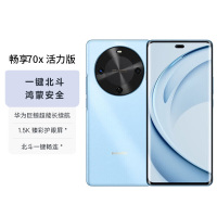 华为(HUAWEI) 畅享70X 活力版 冰晶蓝 256G