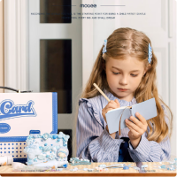 mobee儿童diy玩具手工装饰品悠蓝假日文具咕咔礼盒 手提礼盒 F024B25