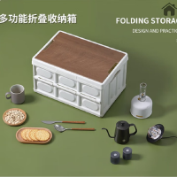 爱吾生 AIWOSN户外家居折叠收纳箱(手提木盖款)AW-SNX03