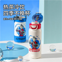 杯具熊(BEDDYBEAR)儿童海浪双饮保温杯小学生保温壶水杯大容量便携杯子礼物 海浪双饮保温杯