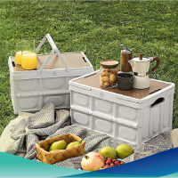 PURCGHE普锐歌 户外手提木盖折叠箱 露营折叠箱PU-HXZ20-01