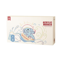 mobee儿童丙烯画笔不透色安全防水速干可叠色水洗手绘diy礼物[涂鸦48色]丙烯马克笔