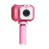 萌咔拍儿童照相机高清数码相机拍照 9600W超清屏超强续航 粉色