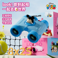 萌咔拍儿童望远镜K49米奇儿童双筒高清望远镜8倍变焦科学不伤眼户外便携玩具礼物-米奇