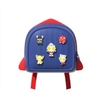 萌咔拍儿童奥特曼迪迦背包双肩DIY发光包户外护脊减负学生书包 奥特曼发光扣花款