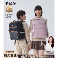 卡拉羊(Carany)御风系列防下坠减负云朵儿童书包 CX5162 L号