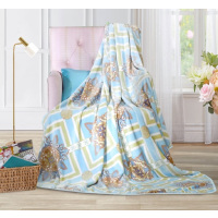 富安娜(FUANNA)伊斯菲尔双人多功能法兰绒毯180*200cm