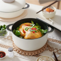 德世朗(DESLON) 极光系列 珐琅深炖锅 DFS-T868WH