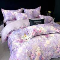 Calvert Kris 天丝棉数码印花四件套 床单款 (被套200*230cm)颜色备注