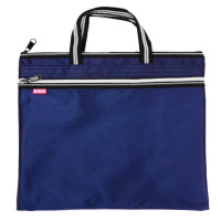 晨光(M&G) 双色提花手提会议包 防水事务包 商务公文拉链袋 资料袋文件袋 ABB93097