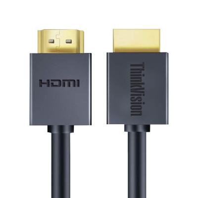 联想(Lenovo) HDMI高清线视频线电脑投影仪连接数据线 5米 黑色