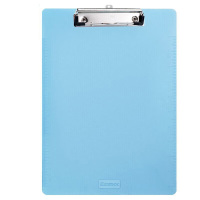 晨光(M&G) A4带刻度便携式书写板夹文件夹 可吊挂垫板 透明蓝 单个装