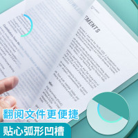 晨光(M&G)A4透明L型资料夹单片两页式 保护袋防尘防水资料夹 L型透明文件套 10个/组