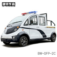 捷特亨森电动巡逻车带斗 电力工程抢修车 五座皮卡巡逻车11.5KW72V240型