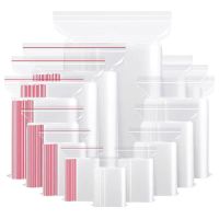 自封袋12*17cm加厚密封袋封口袋塑封袋透明留样袋样品袋包装袋10丝200只装