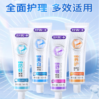 舒客专效防蛀氟素牙膏(清新薄荷)140g*3