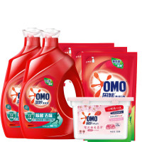 奥妙除菌去味洗衣液1KG*2瓶+400g*3袋(补充液)+(樱花柔护)洗衣凝珠400g(50颗)