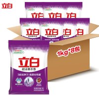 立白 超洁薰衣香洗衣粉1kg*8