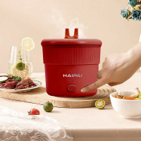 海牌RC-100多功能电煮锅迷你锅煮面锅电火锅家用电蒸锅一锅多用蒸煮一体