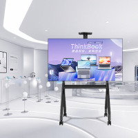 ProPre 移动电视支架55-100英寸电视落地推车视频会议电视支架可移动挂架鸿合希沃立式广告机架电视架子