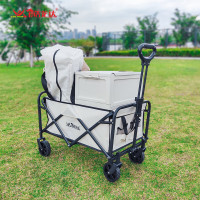 酷龙达户外折叠车营地车小推车野餐车手拉买菜便携手拉车 CLD-YD04