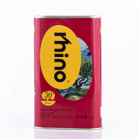 犀牛特级初榨橄榄油 1L*6红色铁罐装 西班牙原油进口 红色