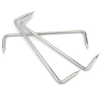 领杰304不锈钢蚂蟥钉扒钉锔钉船钉U型建筑大长铁钉 M10*200*60