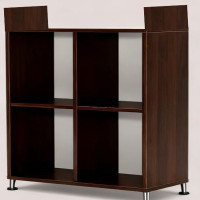 鹏迪 橡胶实木储物柜半高矮柜客厅茶水柜置物柜