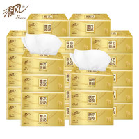 清风 原木金装3层20包100抽纸巾AR42GZZ04-1X 20包整箱装