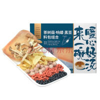 姚朵朵茶树菇香螺黑豆料包组合80克 营养滋补美味海鲜菌汤料包