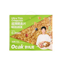 欧扎克 超薄脆麦片礼盒750g(绿色款)