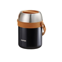 苏泊尔SUPOR高端保暖用品陶瓷内胆快速升温锁温持久便携设计提升生活品质苏泊尔苏泊尔魔法保温提锅•K 1.7L 星辰黑K