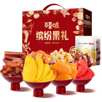 [百草味]缤纷果干礼1398g