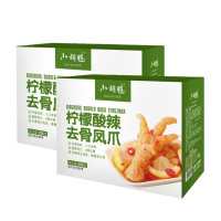 小胡鸭盒装柠檬酸辣去骨凤爪300g*2