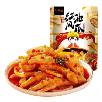 小胡鸭去骨红油藕片凤爪(香辣味)500g