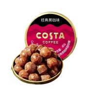 COSTA COFFEE 咖世家经典黑咖味咖啡糖 45g铁盒任意2个口味